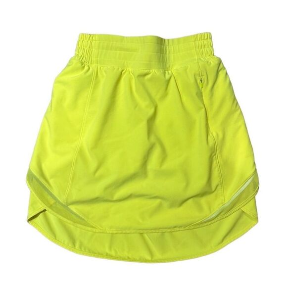Lululemon Hotty Hot High-Rise Skirt *Long Highlight Yellow - Picture 7 of 9